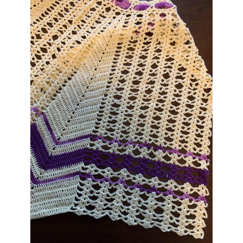 Vintage Hand Crocheted Apron